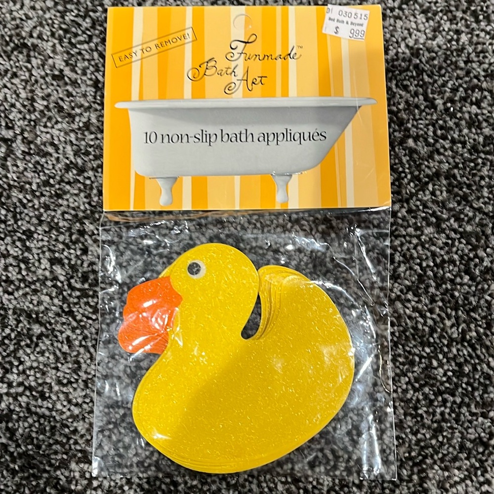 Duck non slip bath appliqués